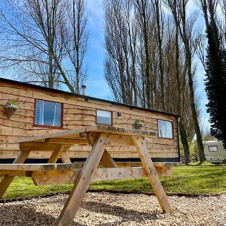 Poplar Lodge Log Caravan Kirkby on Bain Exterior foto