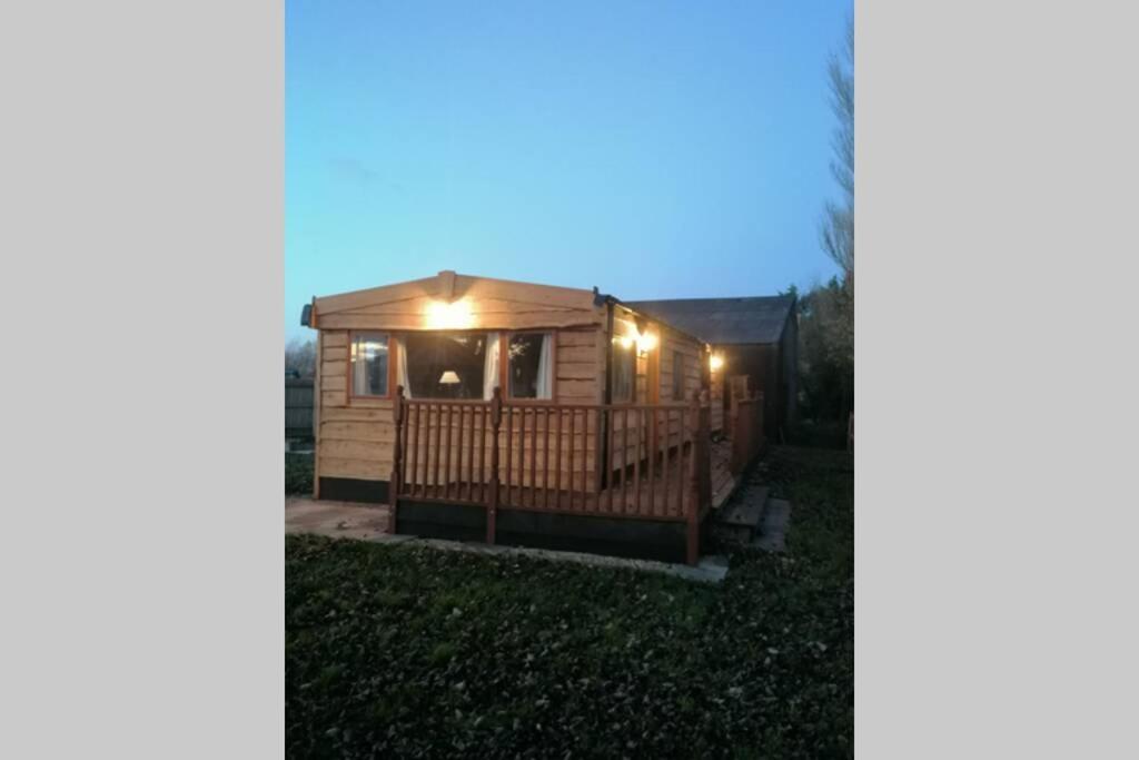 Poplar Lodge Log Caravan Kirkby on Bain Exterior foto