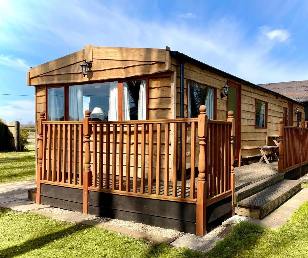 Poplar Lodge Log Caravan Kirkby on Bain Exterior foto